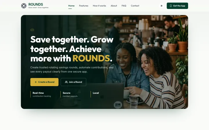 Rounds — Homepage